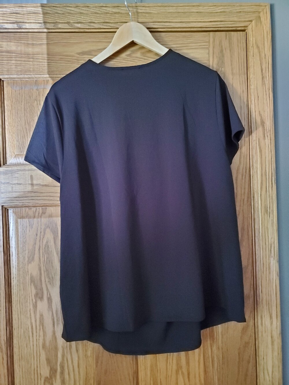 Like NEW! Universal Standard Mackaya Luxe Twill Knot Top. Size M (18/20) - Picture 2 of 4